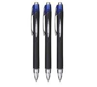 Uni-ball SXN210 SXN-210 Jetstream Lot de 3 stylos à bille rétractables Bleu