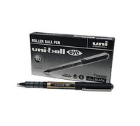uni-ball UB-150-10 Eye Lot de 12 stylos roller à pointe large de 1 mm pour écriture manuscrite, dessin, art, artisanat et coloriage Encre liquide Uni Super résistante à la décoloration et à l'eau Noir