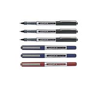 Uni-Ball UB-150 Eye Micro Liquid Ink Rollerball Pens Mixed Pack of 6