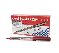 Uni-Ball UB-150 Eye Micro Lot de 12 stylos rollers Rouge
