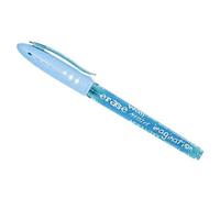 Uni-Ball UF202/07BC Stylo roller encre thermosensible Fanthom Pointe Moyenne Bleu clair Lot de 12