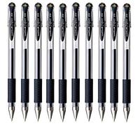 UNI-BALL um-151 Signo DX Stylo à encre gel 10 Set (Noir)