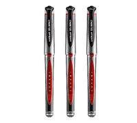 Uni-ball UM-153S Gel Impact Lot de 3 stylos à bille Rouge pointe 1 mm ligne 0,6 mm