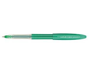 Uni-Ball UM-170 Signo Gelstick - Gel Pens (Retractable, Green, Green, Plastic, Metal)