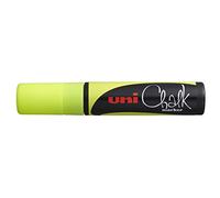 Marqueur Craie Pte Rectangulaire Extra-Large Chalk Marker Pwe17k 15mm Jaune Fluo