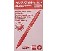Uni-Ball Uniball Jetstream Stylo bille rétractable Rouge 0,7 mm
