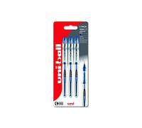 uni-ball Vision Elite UB-200 Lot de 3 stylos à bille à pointe moyenne 0,8 mm pour écriture manuscrite, dessin, art et coloriage Bleu