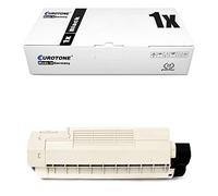 Uni-Cartridge Eurotone Data C5850, C5950, MC560, DTN, N, CDN, DN - Remplace les cartouches noires Oki 43865724 BK d'origine EUROTONE (norme ISO 19798)