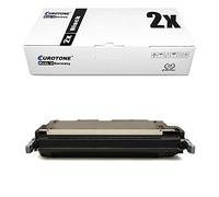 Uni-Cartridge Eurotone Lot de 2 cartouches remanufacturées pour Color Laserjet 4600 4610 4650 DN DTN HDN N Remplace HP C9720A Noir (norme ISO 19798)