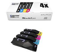 Uni-Cartridge Eurotone Mita FS-C8020 FS-C8025 FS-C8520 FS-C8525 MFP Remplace les cartouches Kyocera TK-895 BK TK-895 C TK-895 Y TK-895 M dans un paquet d'origine EUROTONE (norme ISO 19798)