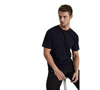 Uni Classique T-shirt Haut 100% Coton Décontracté Loisirs Sports Travail UC301 - Bleu Marine, L