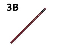 Uni-Crayon De Test De Dureté Pour Croquis De Peinture,Bois Rouge Avancé,Outils De Peinture Pour Étudiants Peints À La Main,Japon,1887,1pc - Type 3b