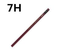 Uni-Crayon De Test De Dureté Pour Croquis De Peinture,Bois Rouge Avancé,Outils De Peinture Pour Étudiants Peints À La Main,Japon,1887,1pc - Type 7h