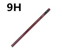 Uni-Crayon De Test De Dureté Pour Croquis De Peinture,Bois Rouge Avancé,Outils De Peinture Pour Étudiants Peints À La Main,Japon,1887,1pc - Type 9h
