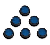 Uni Filter UFV-6 Grille d'aération filtrée en mousse Noir 2,5 cm