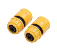 Uni-Fine Lot de 2 raccords de tuyau 1/2" Raccord rapide pour jardin, irrigation domestique et lavage de voiture