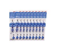 uni Ink Refills for One P - One F Gel Pens • 0,38 mm • Blue Ink • Set of 10 [UMR-038S]
