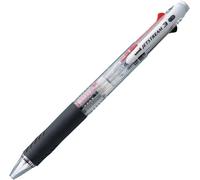 Uni Jetstream 3 Colour Ballpoint Pen Black, Red, Ink Blue 0.38mm, Clear (Sxe340038.T)