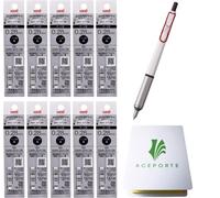 Uni Jetstream Edge Stylo à bille à base d'huile 0,28 mm Blanc/rouge/noir