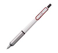 mayddle Stylo à bille à base d'huile Jetstream EDGE (SXN100328W.15) 0,28 mm corps blanc/rouge noir