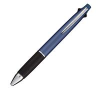 uni Jetstream MSXE5100038.9 Stylo à bille Multi Pen 4 et 1, 0,38 mm (noir, rouge, bleu, vert) et porte-mine de 0,5 mm, corps, bleu marine