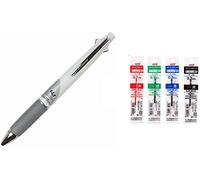 Uni Jetstream MSXE510007.24 Stylo à bille 0,7 mm et crayon 0,5 mm Blanc + kit de recharge.