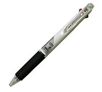 uni Jetstream Stylo à bille 3 couleurs d'encre 0,5 mm, noir/rouge/bleu/blanc (SXE340005.1)