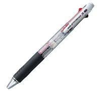 Uni Jetstream Stylo à bille 3 couleurs noir, rouge, bleu encre 0,38 mm, transparent (SXE340038.T)