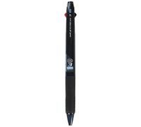 uni Jetstream SXE340005T.24 Stylo à bille 3 couleurs noir, rouge, bleu 0,5 mm, noir transparent