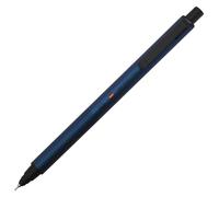 Uni Kuru Toga M5KH1P.10 Porte-mine en métal, rotation automatique, pointe fine de 0,5 mm, corps entièrement métallique, bleu silencieux