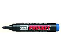 uni-ball PROCKEY (PM-122) Marqueur permanent, Largeur de tracé: 1,8 - 2,2 mm, Bleu, 1 unité