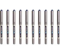 - Uni Mitsubishi Pencil - 10 Stylos Eye Fine Ub-157 - Stylo Roller Encre Liquide Bleue - Pointe 0,7 Mm - Écriture Medium