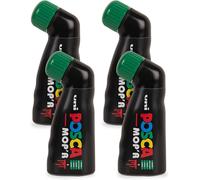 - Uni Mitsubishi Pencil - Marqueur Mop'r - Pointe Ronde Xxl 3-19 Mm - Forme Ergonomique, Corps Semi-Rigide - Marqueur Peinture À Base D'eau - Tout Support - Vert X4[Z2552]