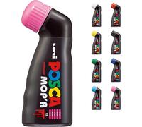 - Uni Mitsubishi Pencil - Marqueur Mop'r - Pointe Ronde Xxl 3-19 Mm - Forme Ergonomique, Corps Semi-Rigide - Marqueur Peinture À Base D'eau - Tout Support - Rose[Z768]