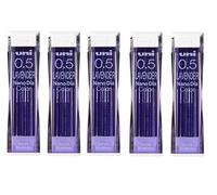 Uni NanoDia Color Mechanical Pencil Leads 0.5mm Lavender, 5 Pack/total 100 Leads Value Set with Ecology Sticky Notes