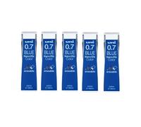 Uni NanoDia Color Mechanical Pencil Leads 0.7mm Blue, 5 Pack/total 100 Leads Value Set with Ecology Sticky Notes