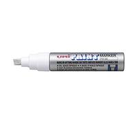Uni Paint Marker PX30 AR Marqueur Peinture à l'huile Pointe Biseautée 4,0/8,5 mm Argent Lot de 6