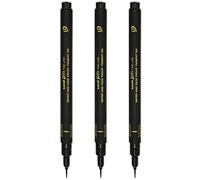 Uni Pin Fineliner Lot de 3 stylos pinceaux à pointe pinceau Encre noire Pointe extra fine