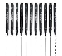 Uni Pin Fineliner Stylo à dessin - Ensemble complet de 11 niveaux - Noir d'encre