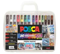 UNI Posca Estuche PC1m-3m-5m 20 unidades SPRO0621