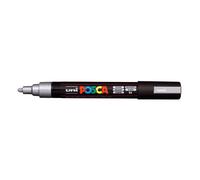 UNI-BALL Marqueur Pte conique moyenne POSCA PC5M 1,8-2,5mm Argent