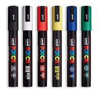 POSCA Marqueur PC5M – Pointe conique moyenne 2,5 mm – Noir