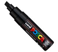 Uni Posca PC-8K Marqueur BLACK Pointe Ciseau Large 8mm