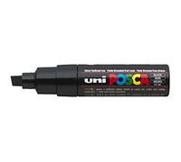 uni Posca PC8K Marqueur Large Pointe Largeur de ligne 8mm Noir 9002200 [Lot de 6]