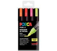 Uni Posca Set Pc 5m Fluor Lot De 4 Marqueurs
