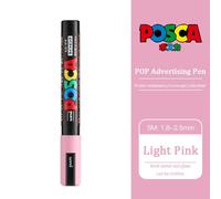 Uni Poscas Marqueur,Pc-5m Acrylique Rotulador Permanent Pop Affiche Graffiti Dessin Stylos 1.8-2.5mm Peinture Brosse Art Fournitures - Type Light Pink