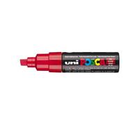 uni Réf 9002202 Posca PC8K Marqueur Pointe large Trait 8 mm Rouge Lot de 6 (Import Royaume Uni)