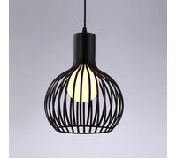 UNI Suspension Filaire en Métal - 20*23,5cm Noir E27 40W