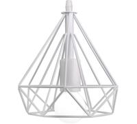 UNI Suspension Filaire en Métal Longueur Ajustable 100cm Lustre Industriel Blanc
