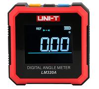 UNI-T Digital Angle Meter Electronic Level and Angle Gauge Digital Inclinometer with Magnetic Base and LCD Screen,Li-ion Battery with Type-C Charging Port(LM320A)